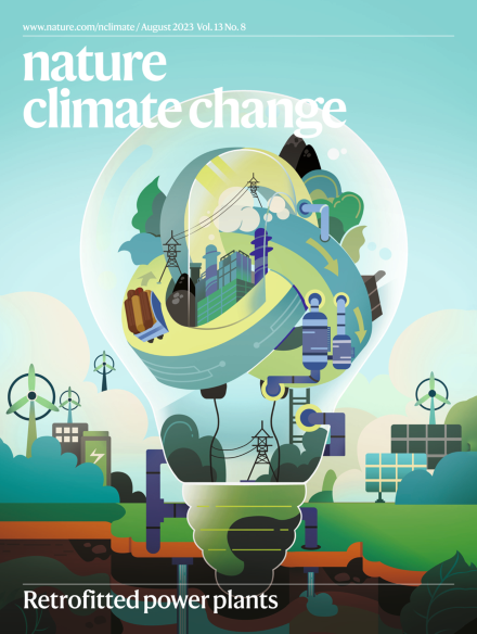 cover of nature climate change